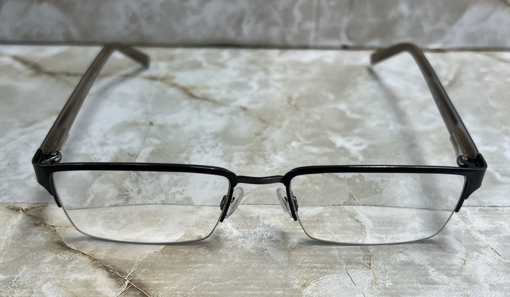 Randy Jackson Eyeglasses Zyloware C.016 Half Rim 54-18-140 FRAMES ONLY